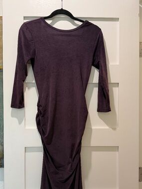 James Perse Eggplant Cocktail Dress